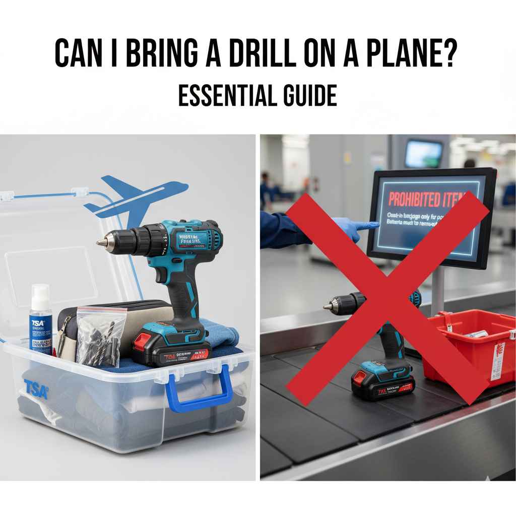 Can I Bring A Drill On A Plane