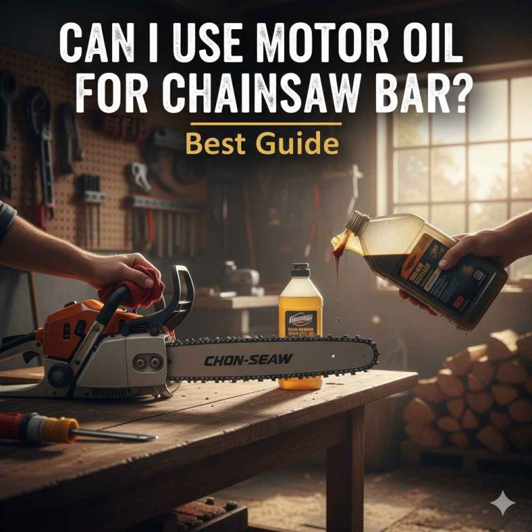 Can I Use Motor Oil For Chainsaw Bar