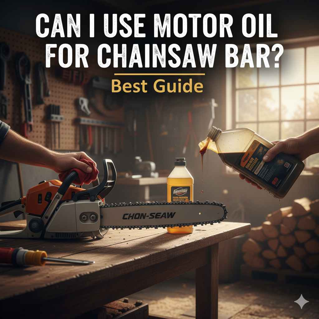 Can I Use Motor Oil For Chainsaw Bar