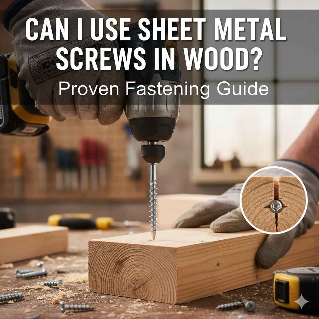 Can I Use Sheet Metal Screws In Wood