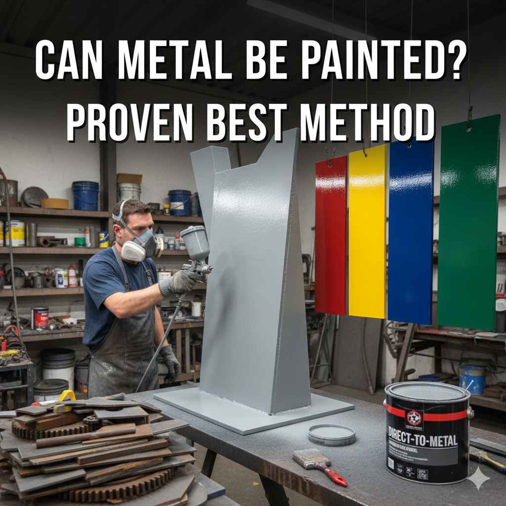 Can Metal Be Painted: Proven Best Method