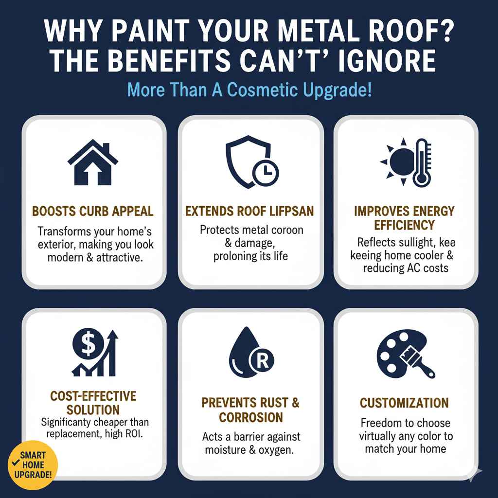 Why Paint Your Metal Roof