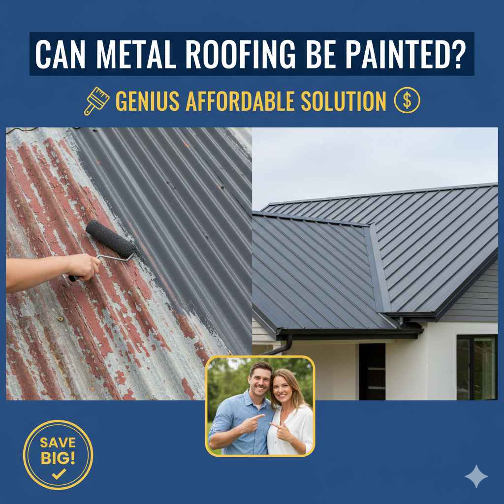 Can Metal Roofing Be Painted