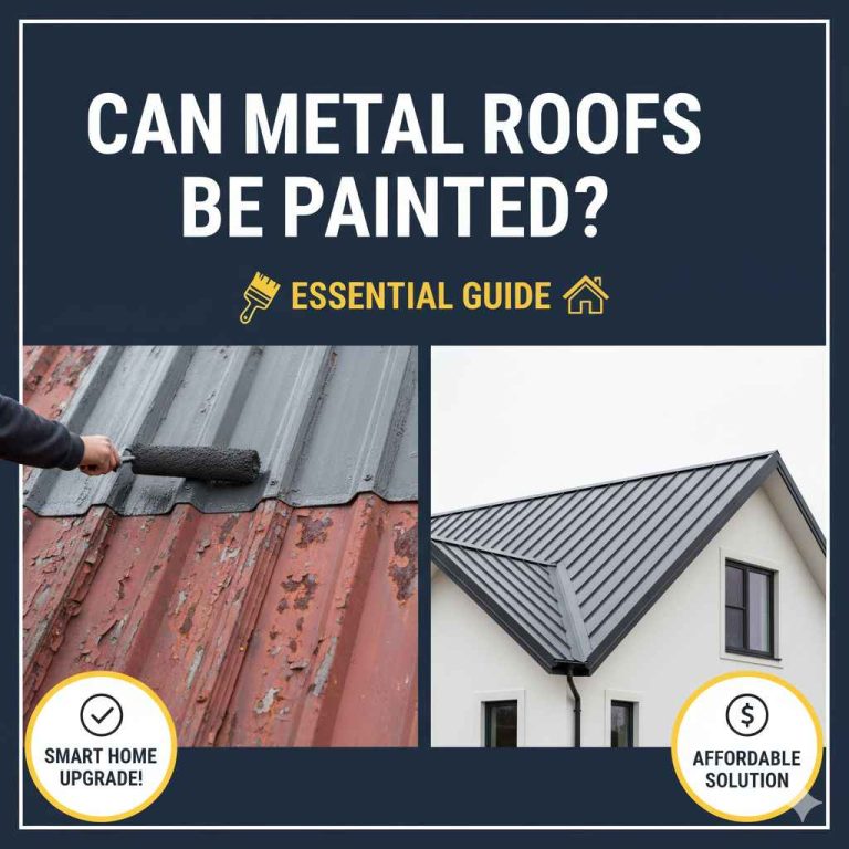 Can Metal Roofs Be Painted
