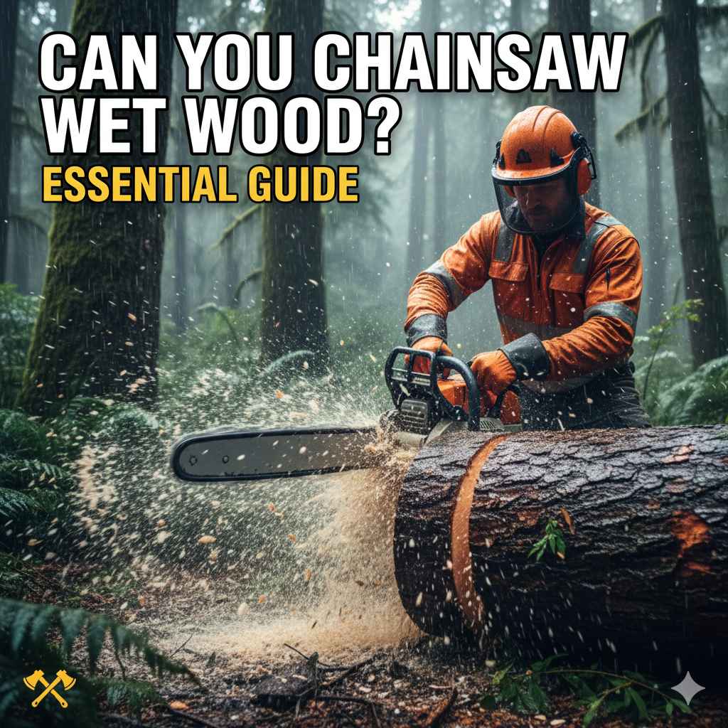 Can You Chainsaw Wet Wood