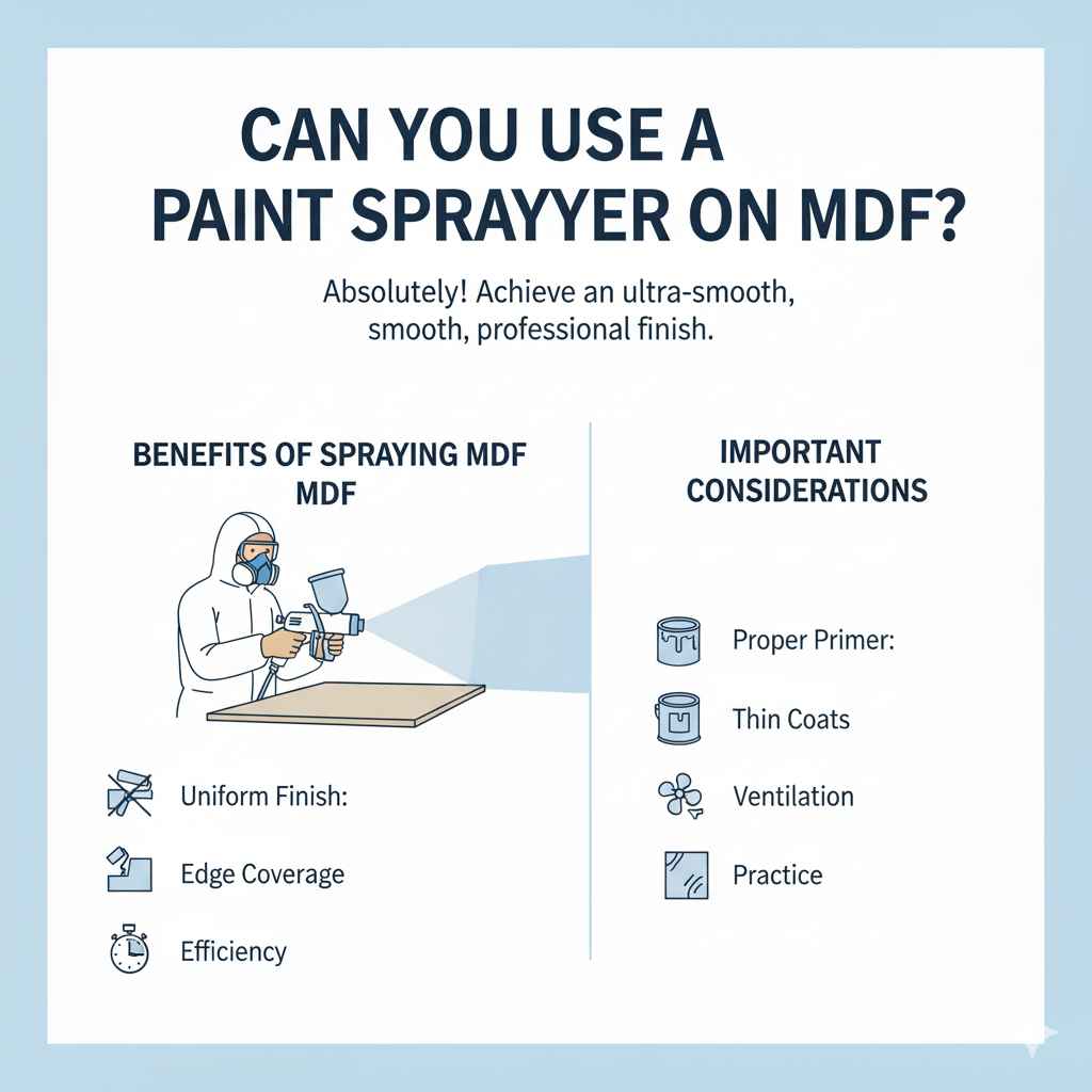 Can You Use a Paint Sprayer on MDF?