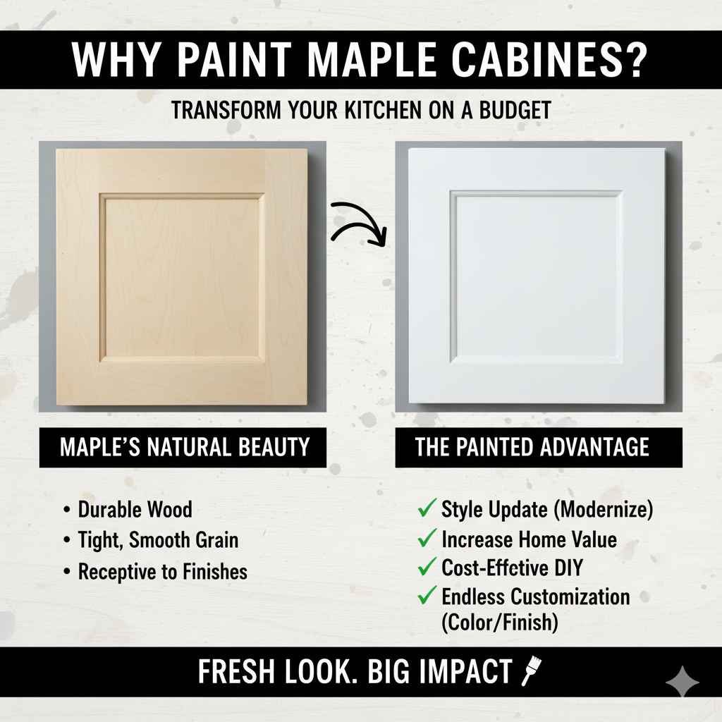 Why Paint Maple Cabinets