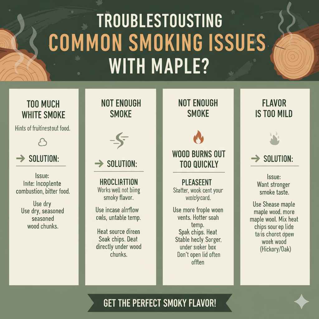 Troubleshooting Common Smoking Issues with Maple
