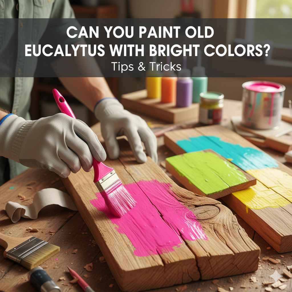 Can You Paint Old Eucalyptus Wood With Bright Colors