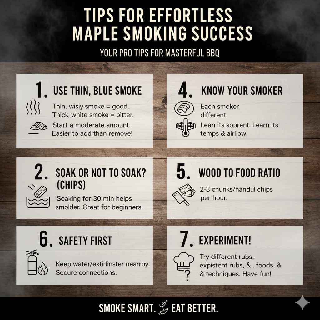 Tips for Effortless Maple Smoking Success