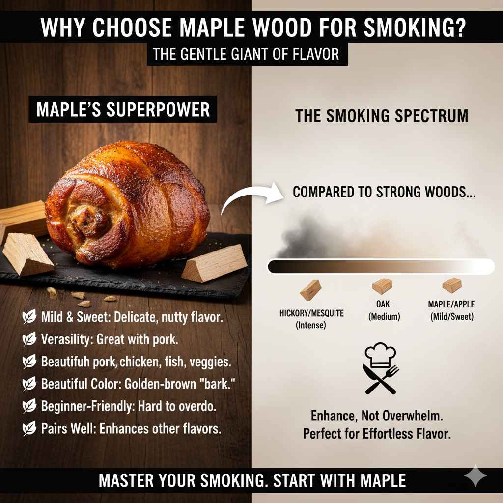 Why Choose Maple Wood for Smoking