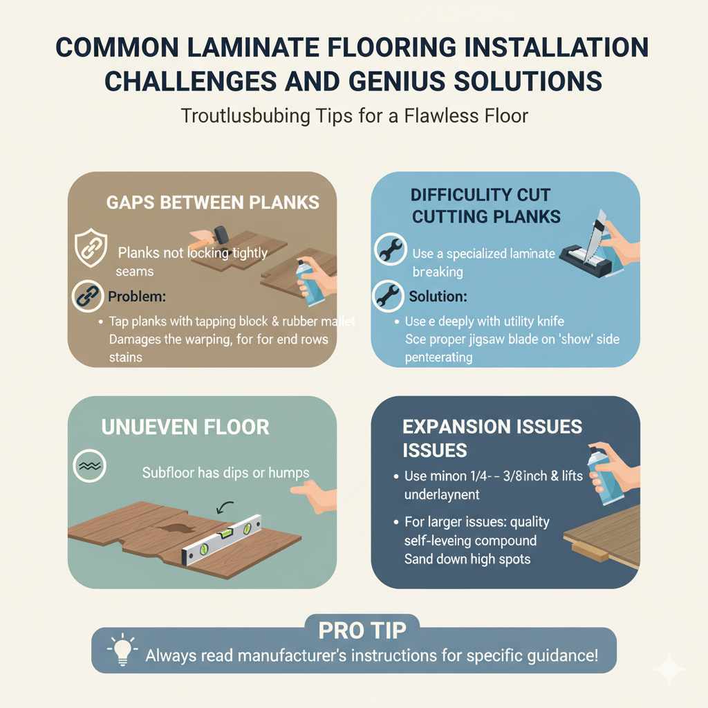 Common Laminate Flooring Installation Challenges and Genius Solutions