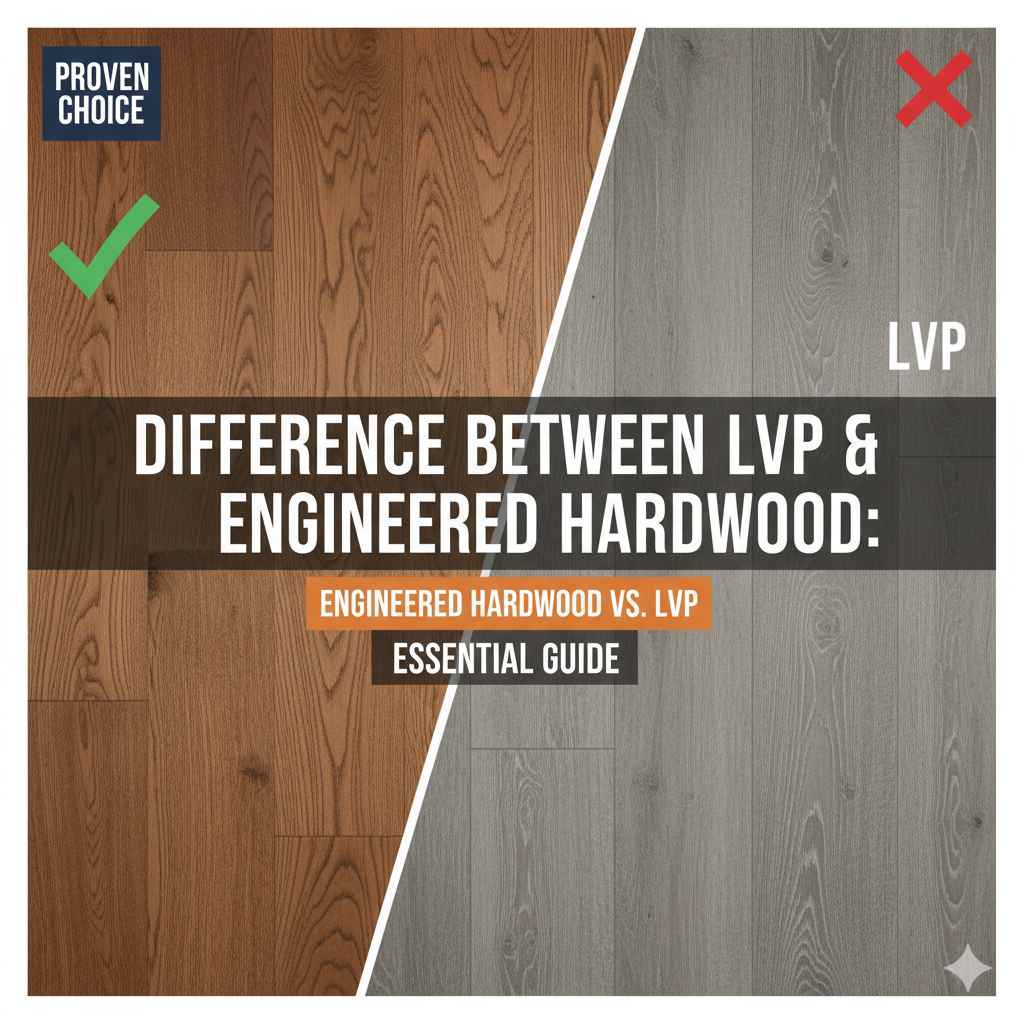 Difference Between LVP & Engineered Hardwood