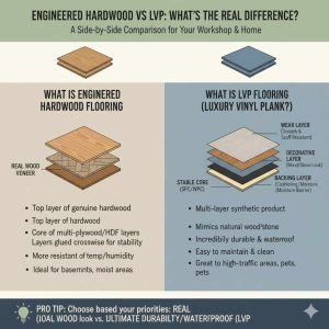 Engineered Hardwood vs LVP: Essential Guide