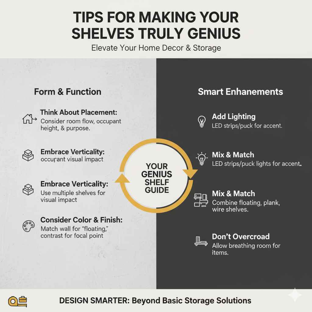 Tips for Making Your Shelves Truly Genius