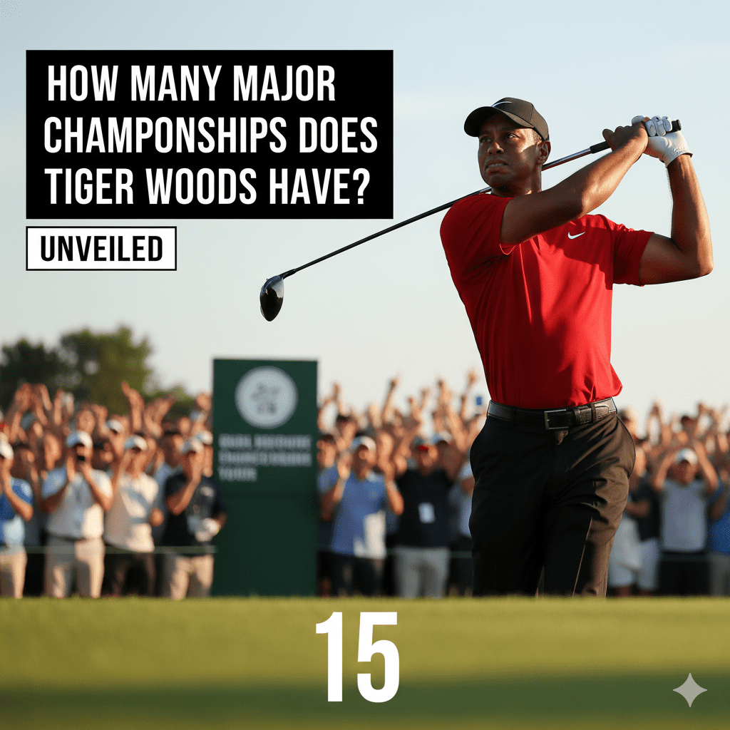 How Many Major Championships Does Tiger Woods Have