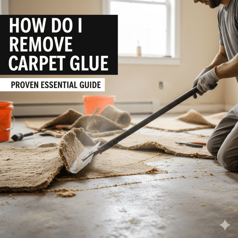 How Do I Remove Carpet Glue