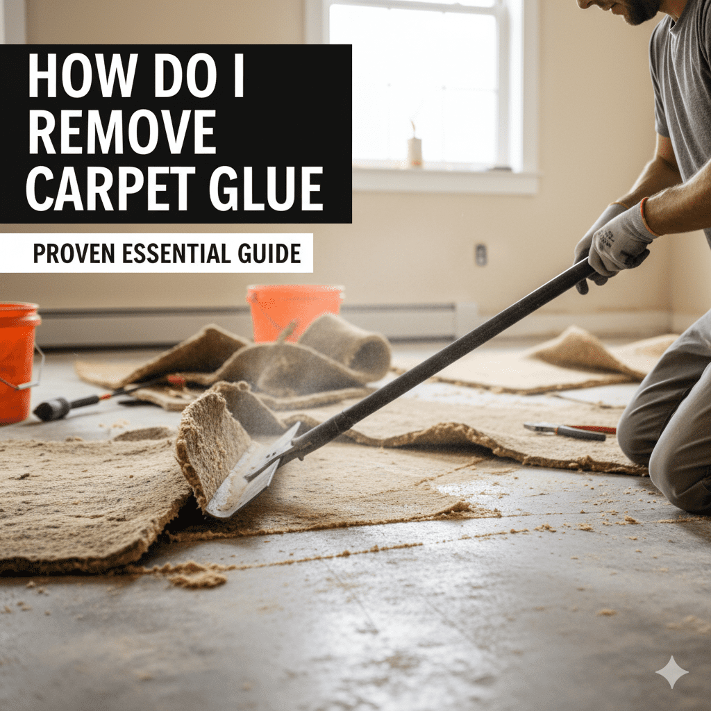 How Do I Remove Carpet Glue
