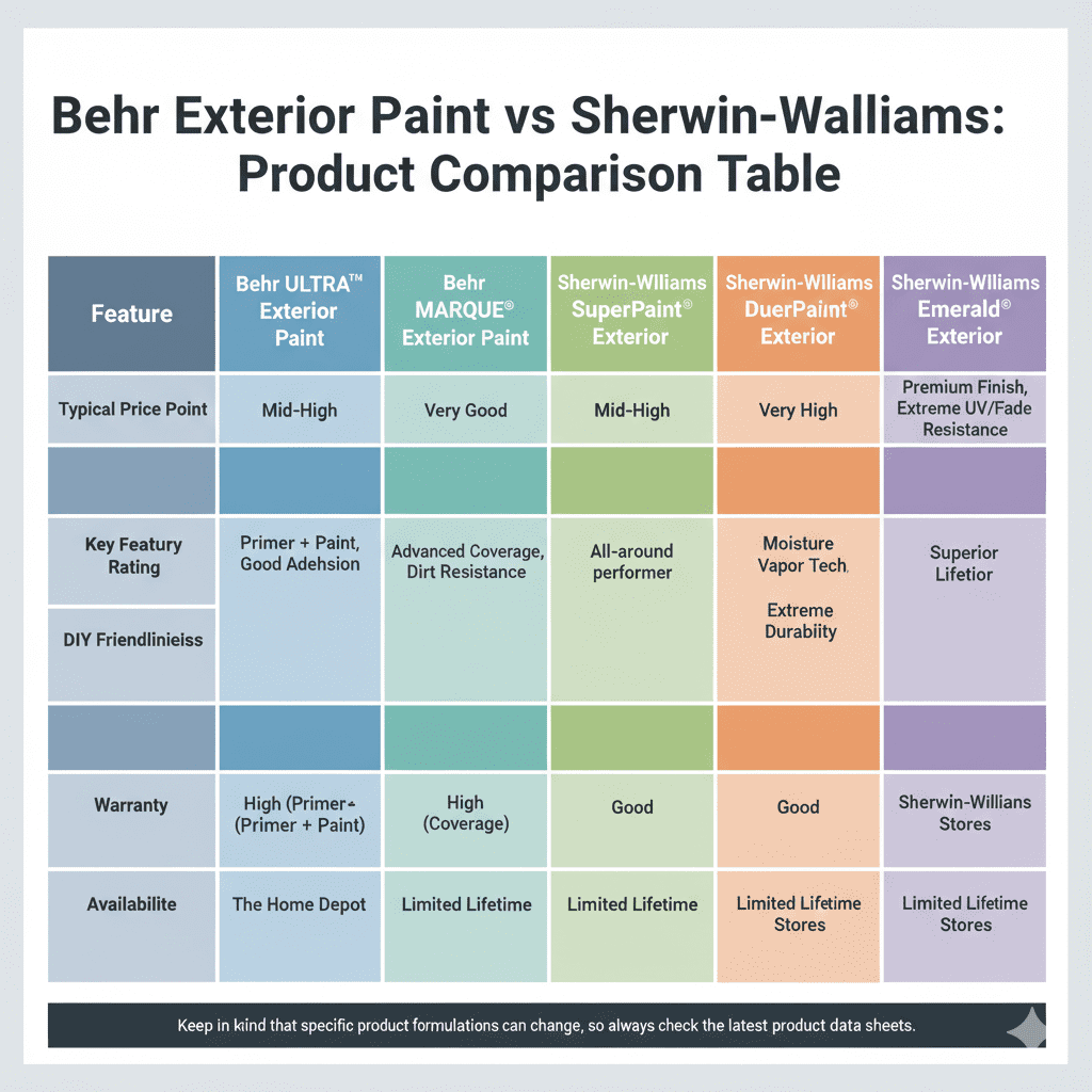 Behr Exterior Paint vs Sherwin-Williams