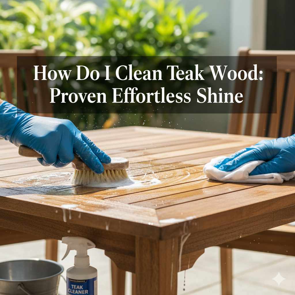 How Do I Clean Teak Wood