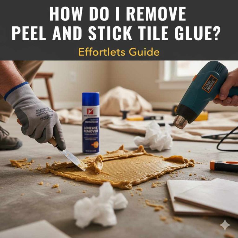 How Do I Remove Peel and Stick Tile Glue