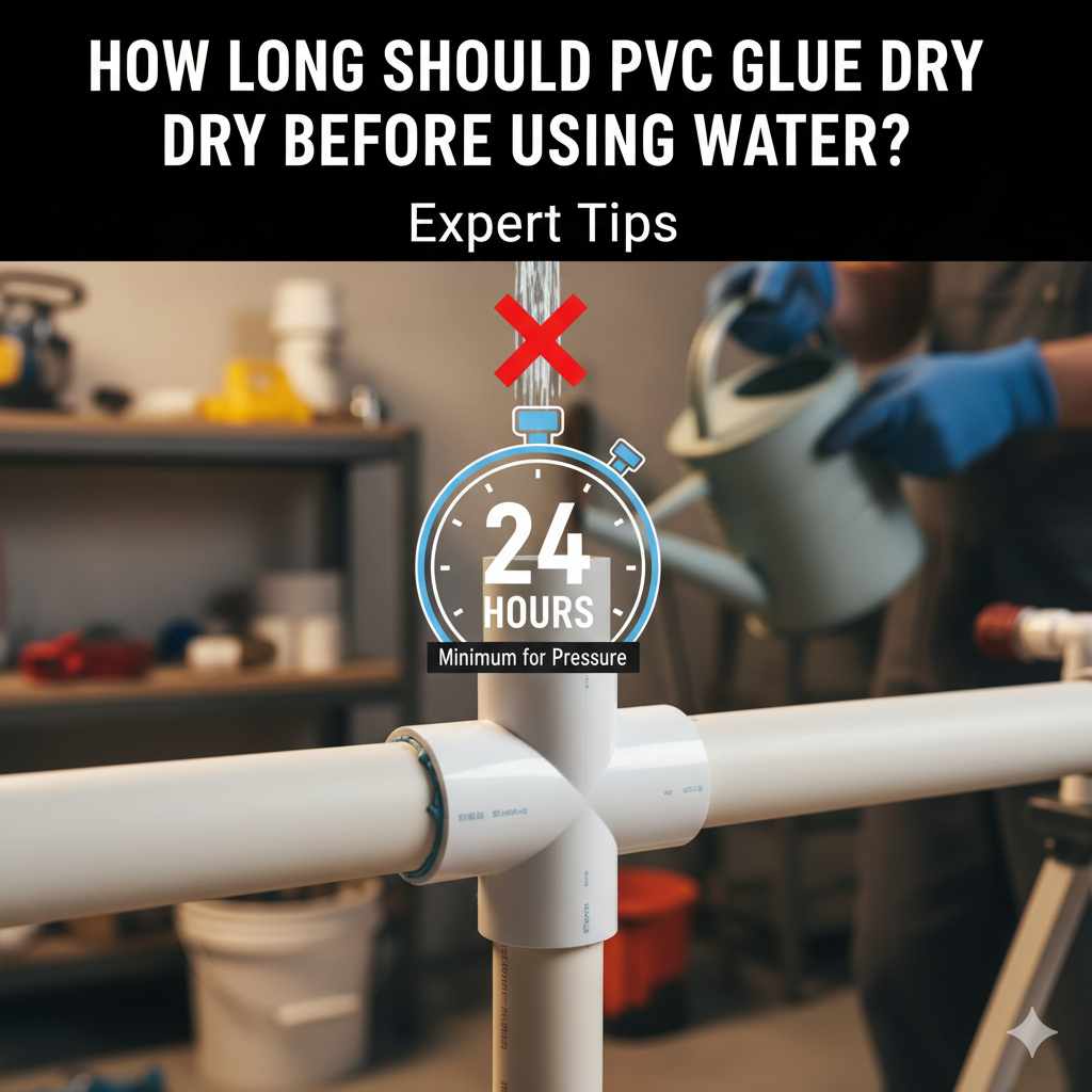 How Long Should PVC Glue Dry Before Using Water