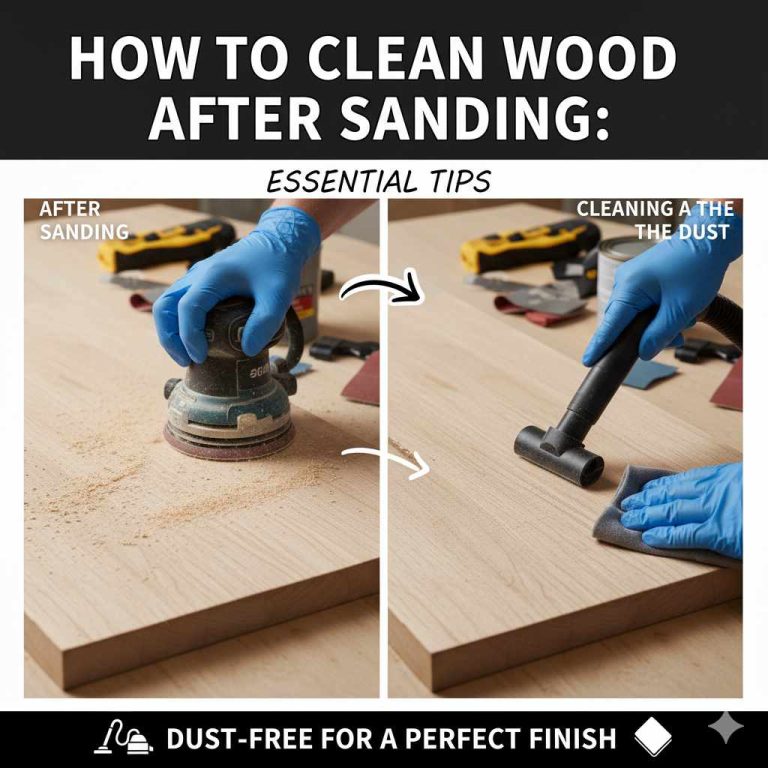 How To Clean Wood After Sanding