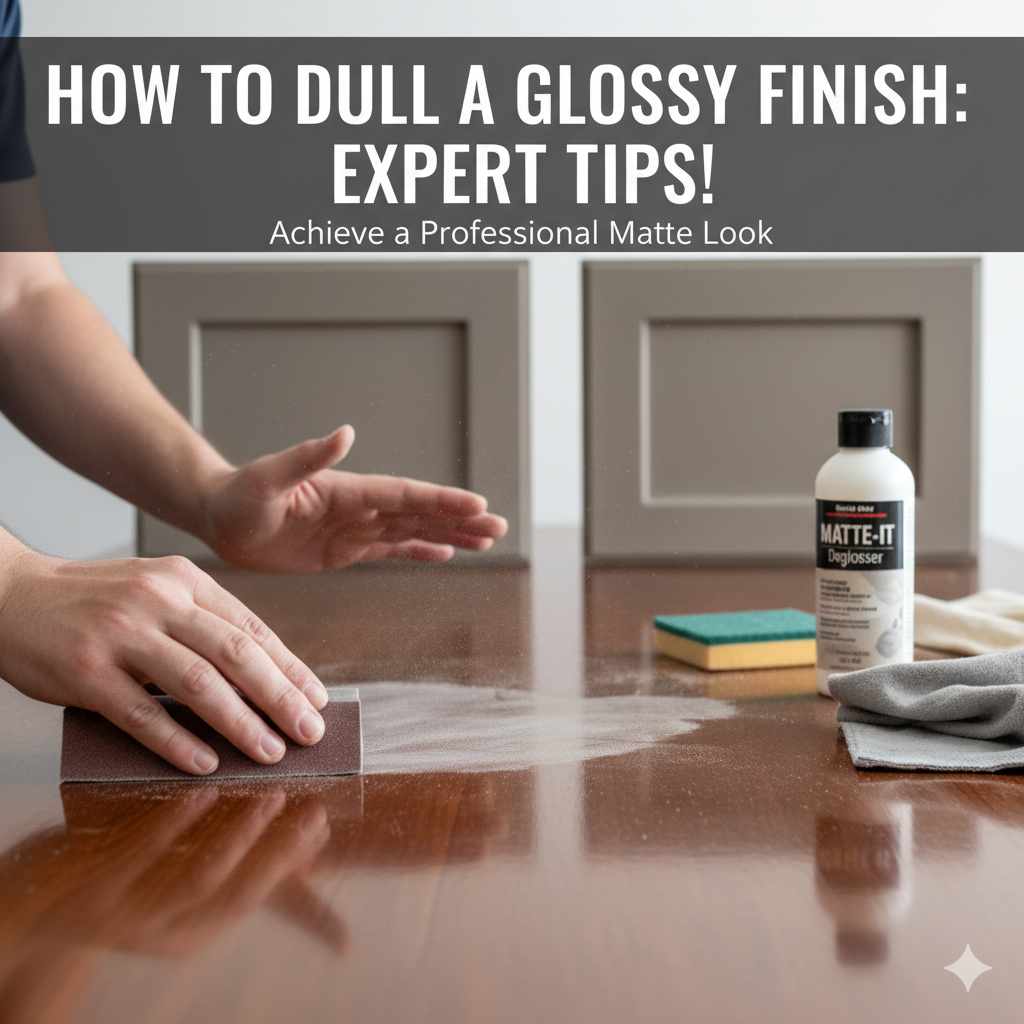 How To Dull A Glossy Finish