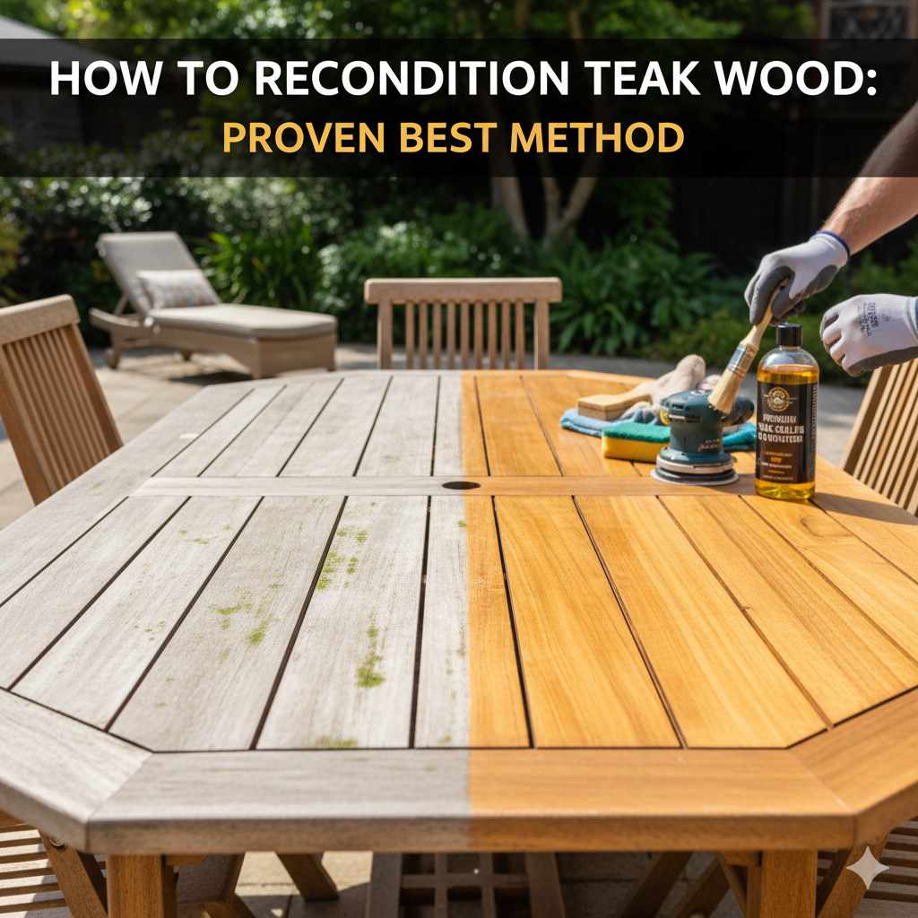 How To Recondition Teak Wood