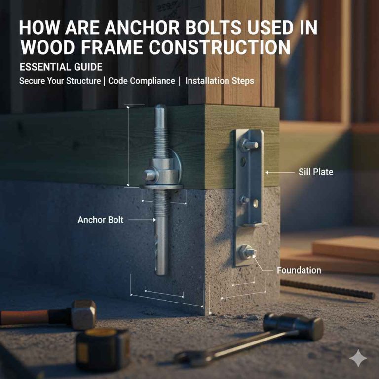 How are Anchor Bolts Used in Wood Frame Construction