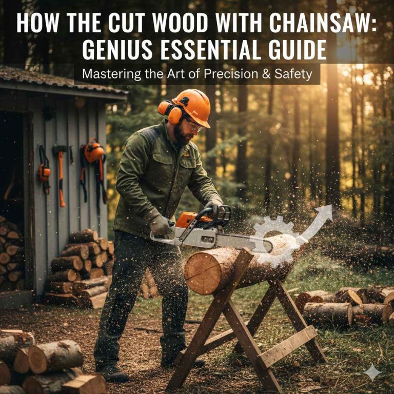 How to Cut Wood With Chainsaw