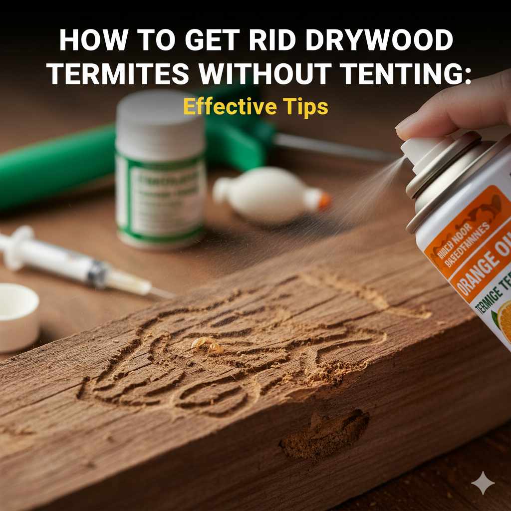 How to Get Rid of Drywood Termites Without Tenting