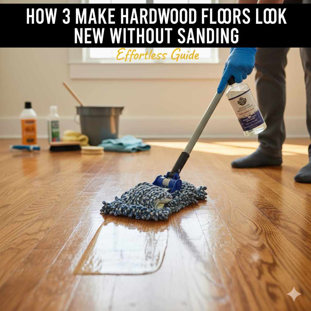 How to Make Hardwood Floors Look New Without Sanding