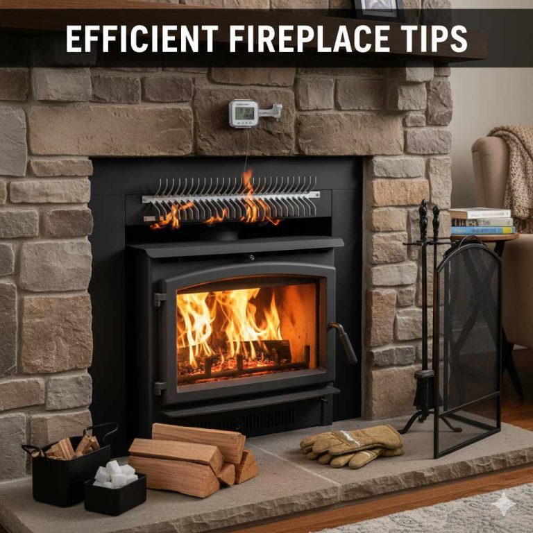 How to Make a Wood Burning Fireplace More Efficient