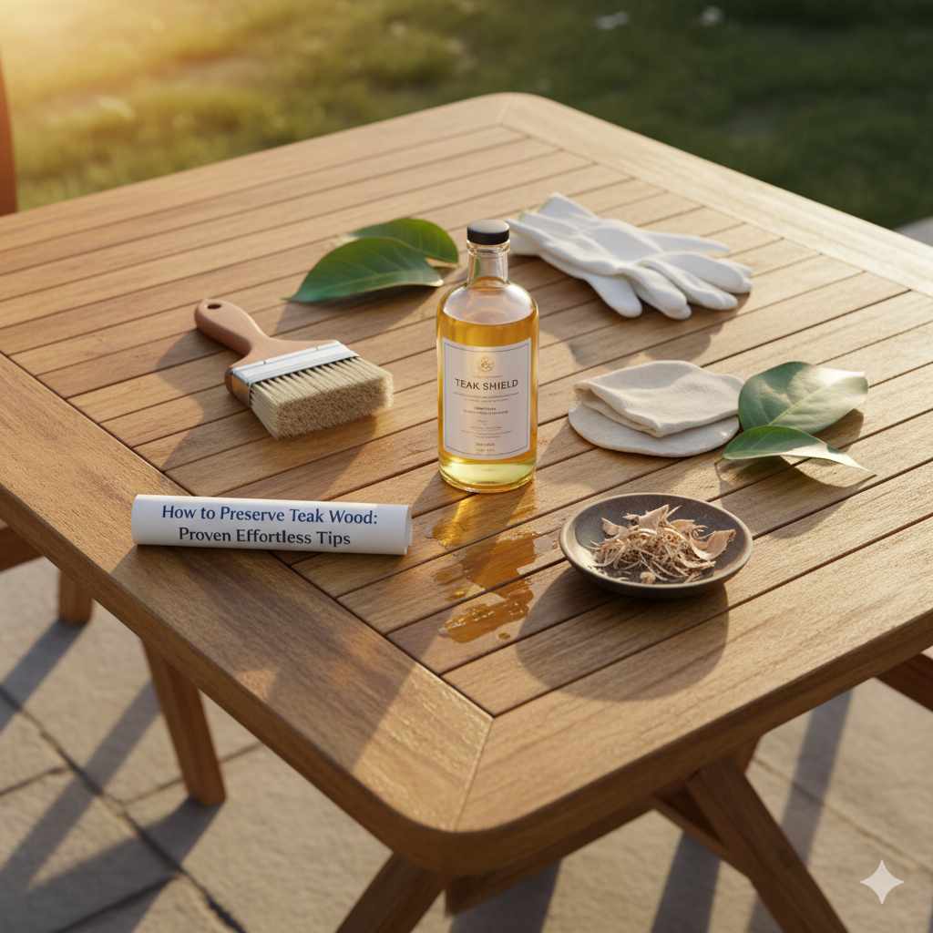 How to Preserve Teak Wood