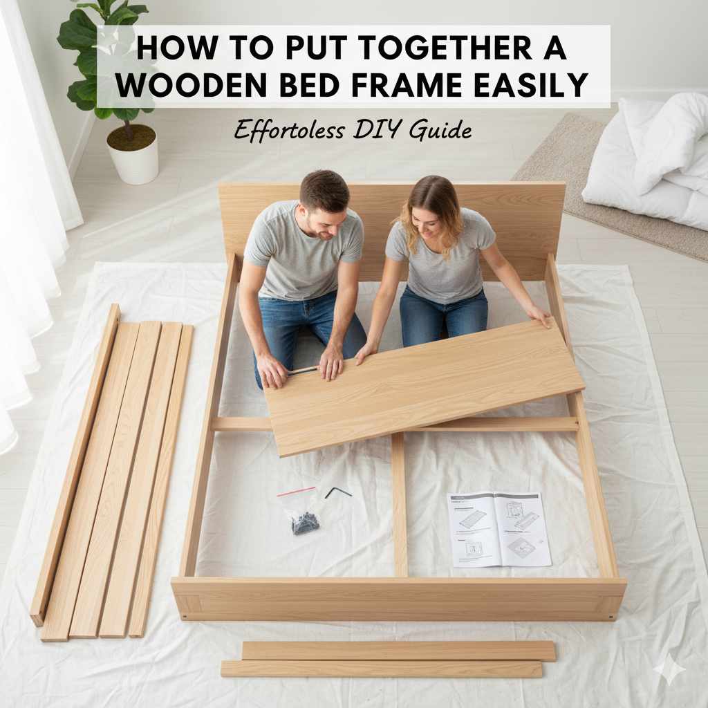 How to Put Together a Wooden Bed Frame Easily