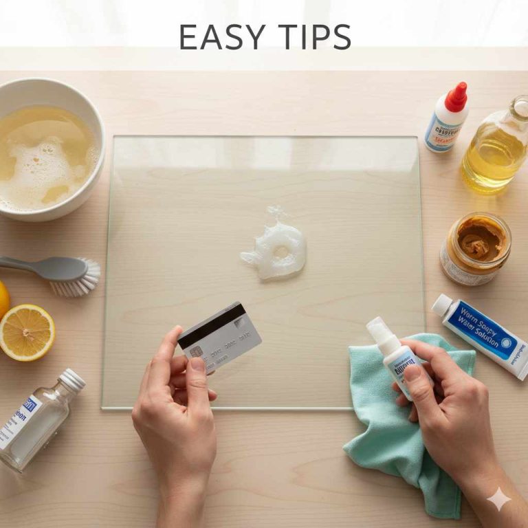 How to Remove Super Glue from Glass Without Acetone