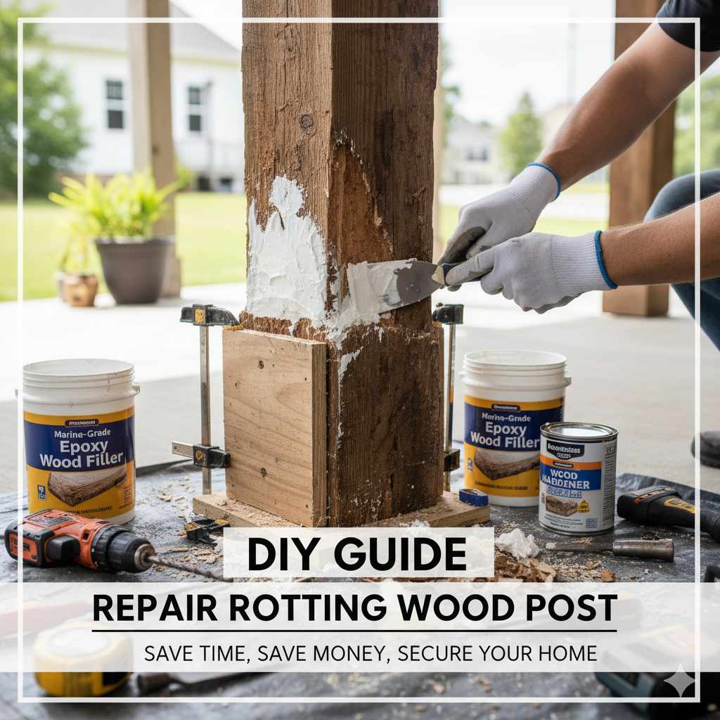 How to Repair Rotting Wood Post Without Replacing It