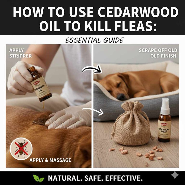How to Use Cedarwood Oil to Kill Fleas