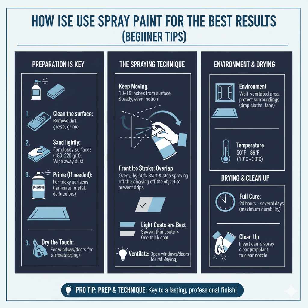 How to Use Spray Paint for the Best Results