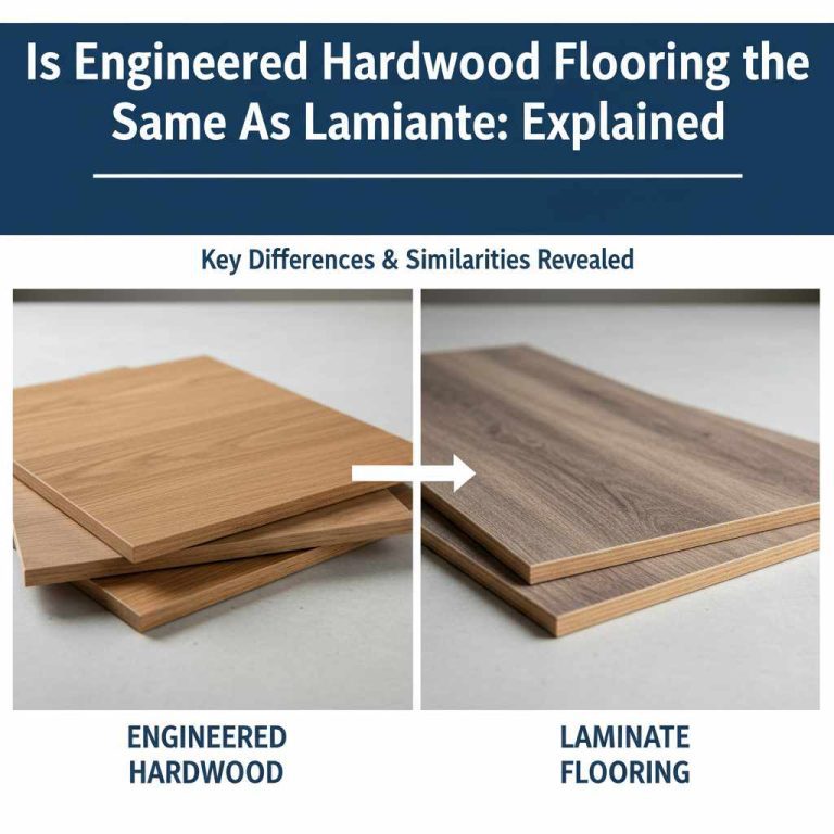 Is Engineered Hardwood Flooring the Same As Laminate