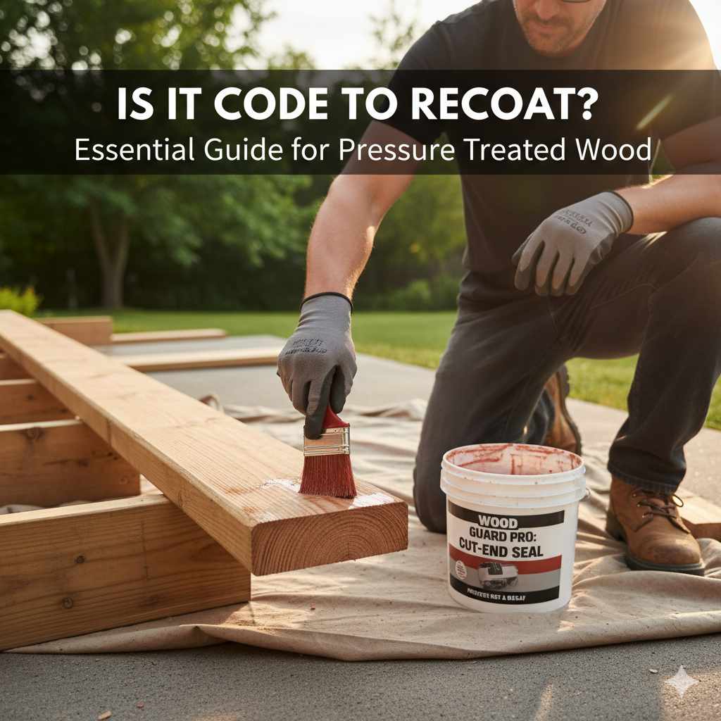 Is It Code to Recoat Pressure Treated Wood Where Cut