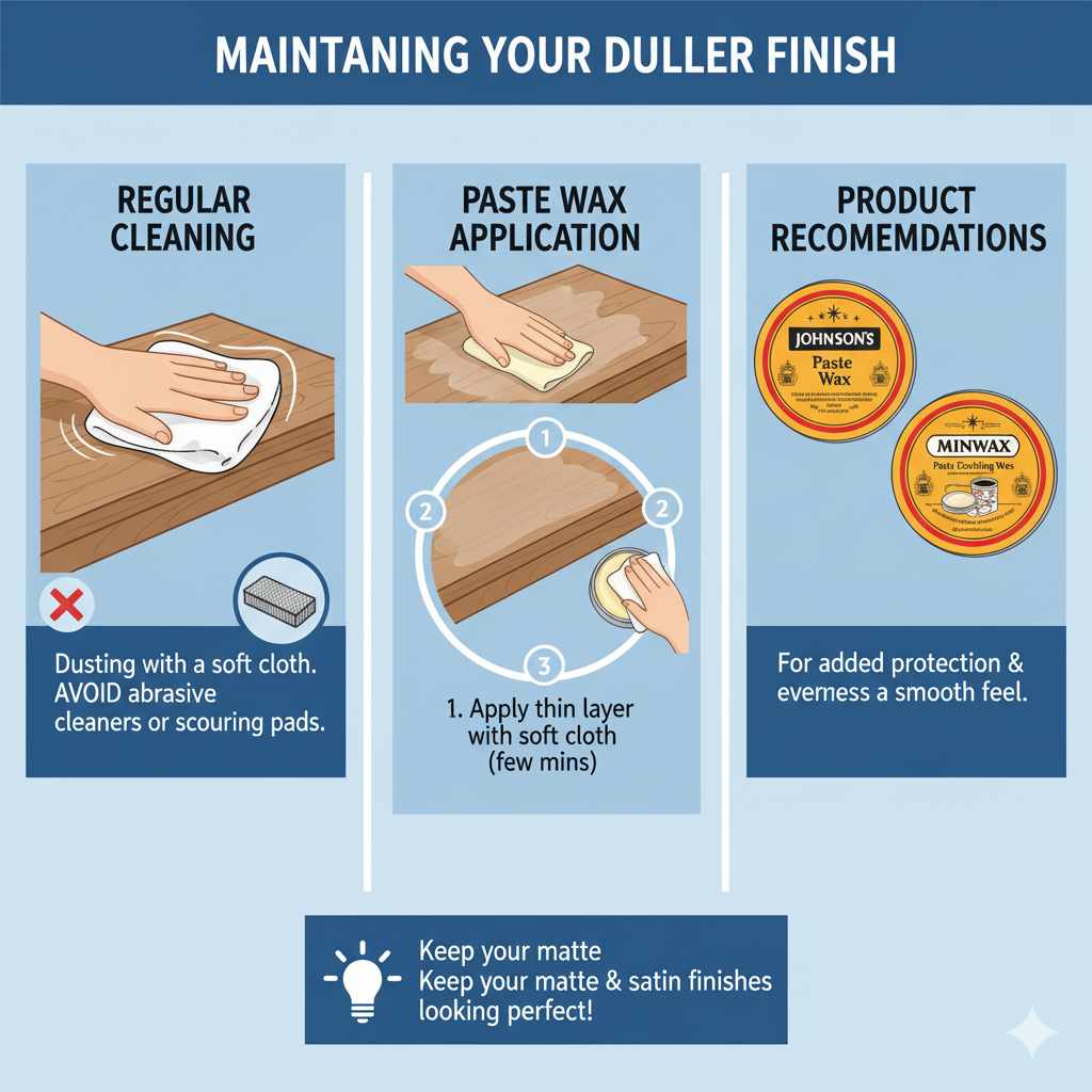 Maintaining Your Duller Finish