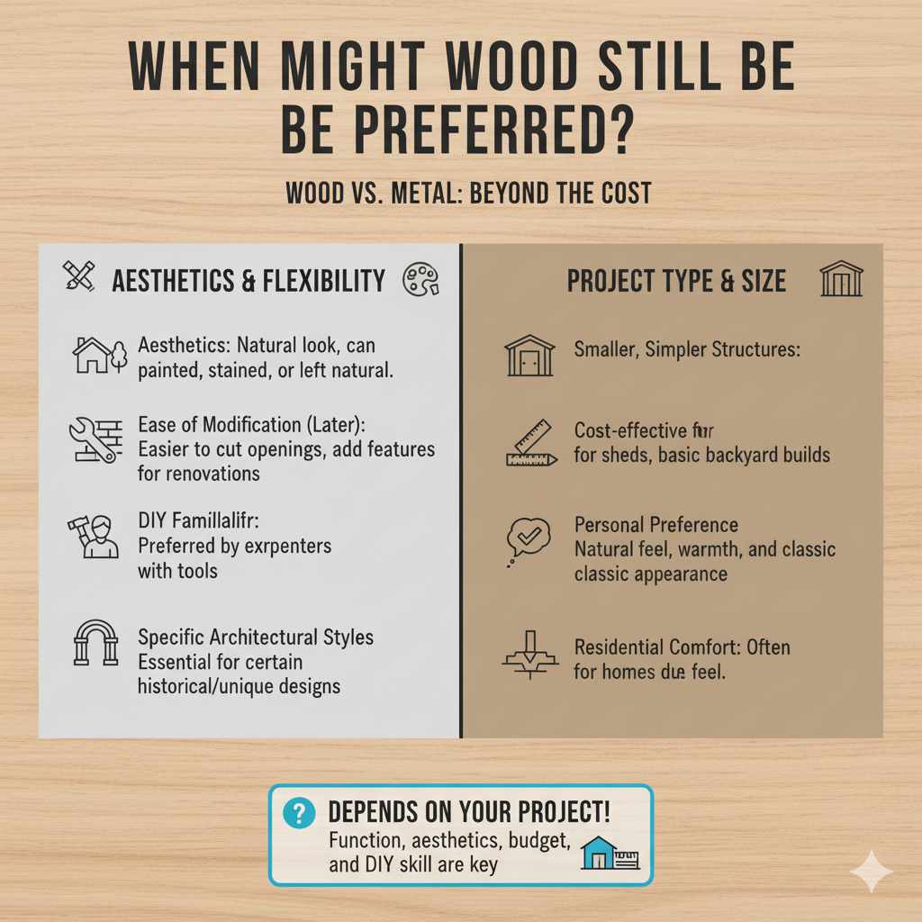 When Might Wood Still Be Preferred