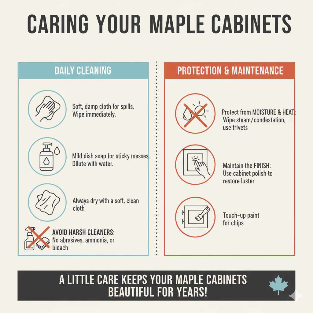 The Pros of Maple Cabinets