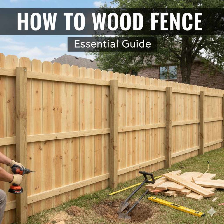 How to Wood Fence