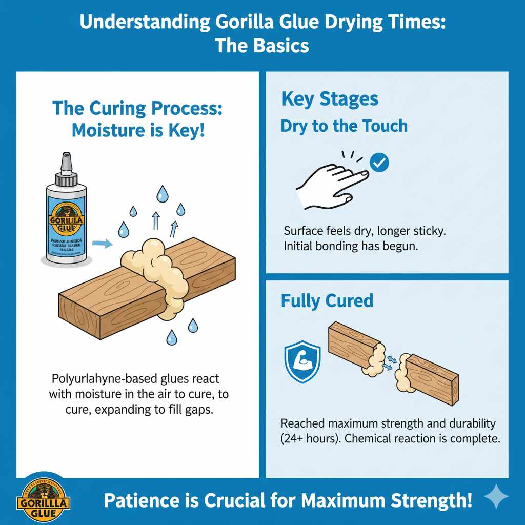 Understanding Gorilla Glue Drying Times