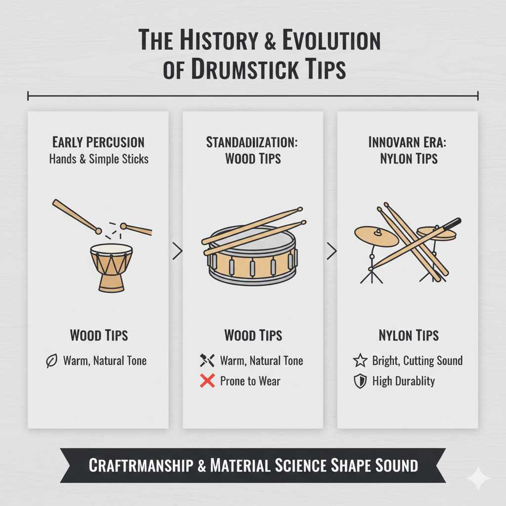 The History and Evolution of Drumstick Tips