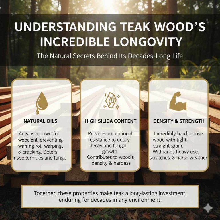 How Long Does Teak Wood Last: Essential Durability Guide