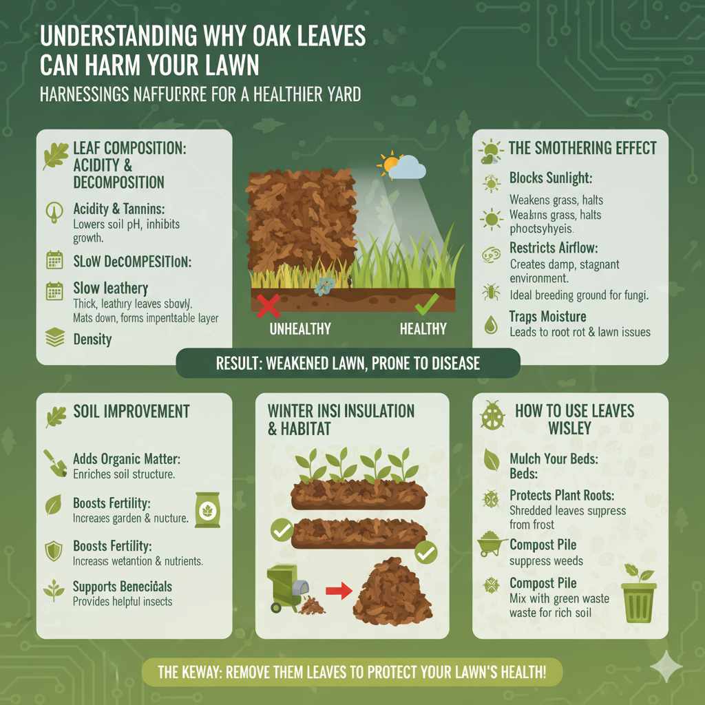 Understanding Why Oak Leaves Can Harm Your Lawn